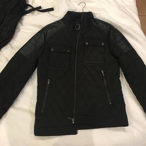 Black biker jacket